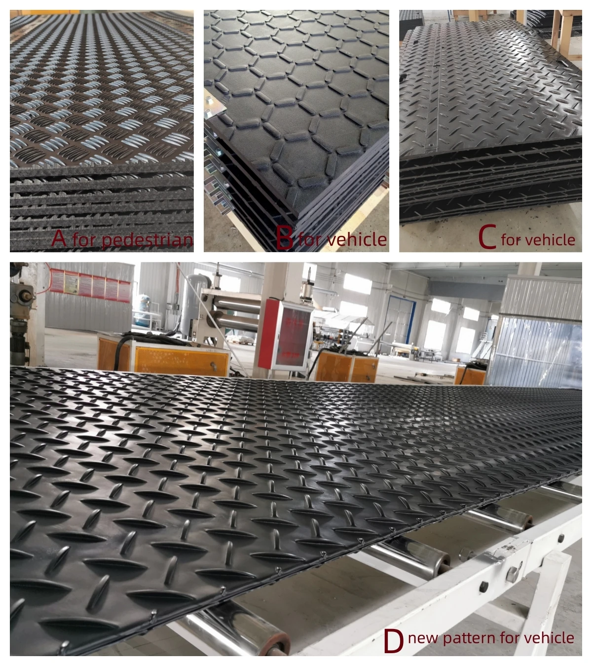 4x8 Plastic Track Way Heavy Duty Ground Protection Mats - Buy Extruded ...