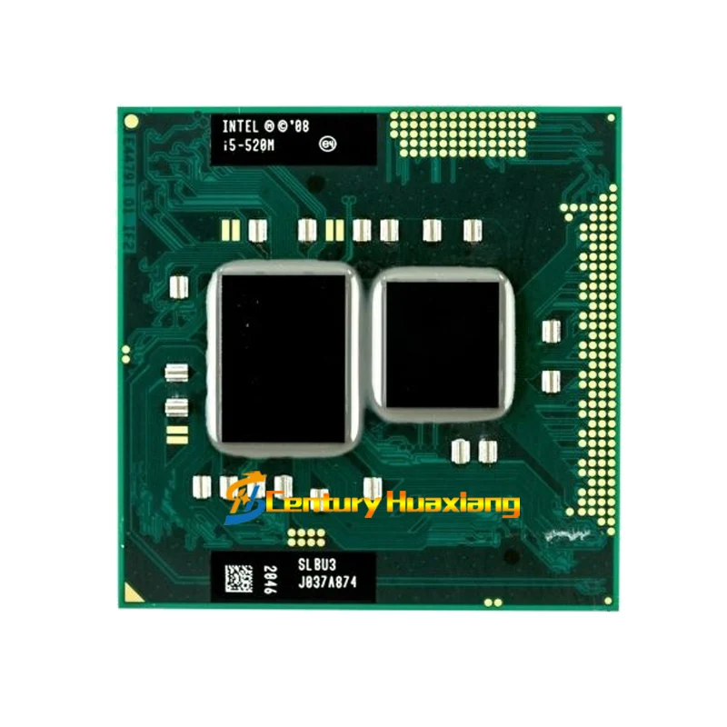 Intel Core I5 520m 2.4GHz Socket G1 Laptop Processor CPU SLBU3 SLBNB Socket G1 RPGA988A
