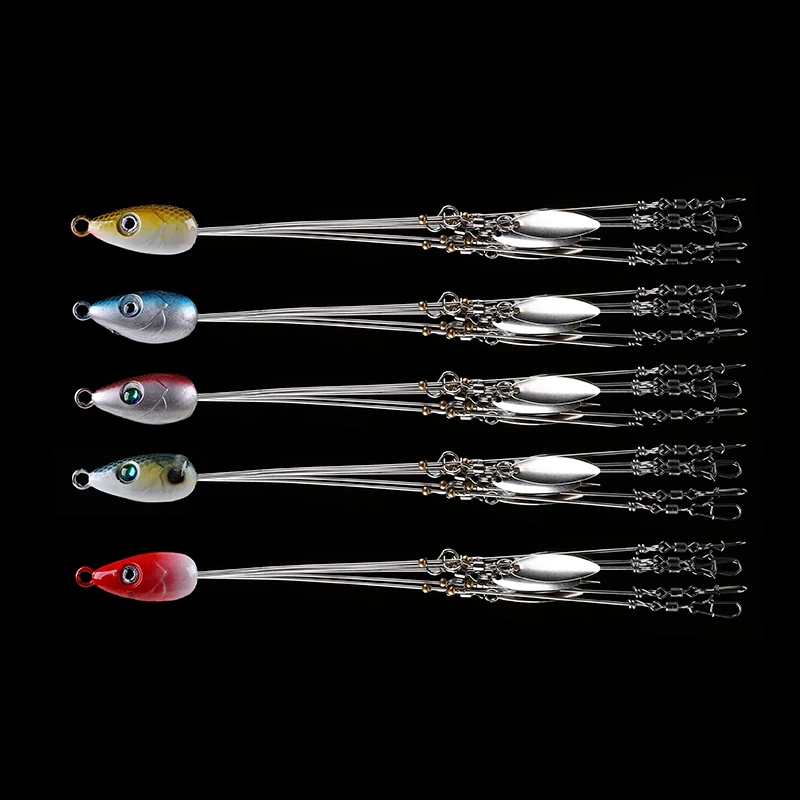 Superiorfishing 8 Blade Umbrella Rig Fishing Baits Lure Alabama Rig ...