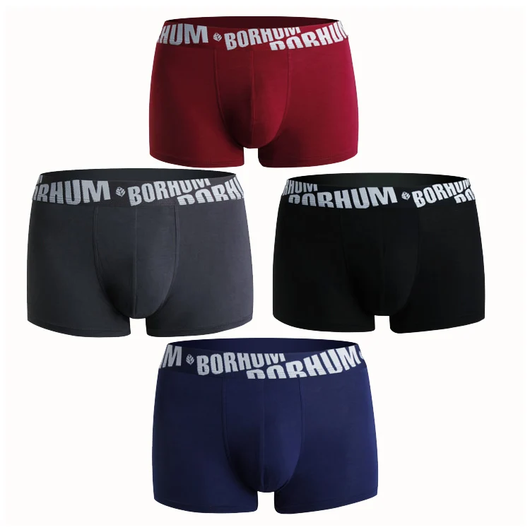 New Fashion Panties Bamboo Underwear Men Cotton Custom Underpants Mens ...