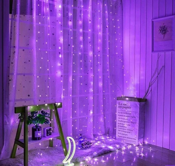 3m x 3m、400 leds LEDカーテンライト/デコレーション