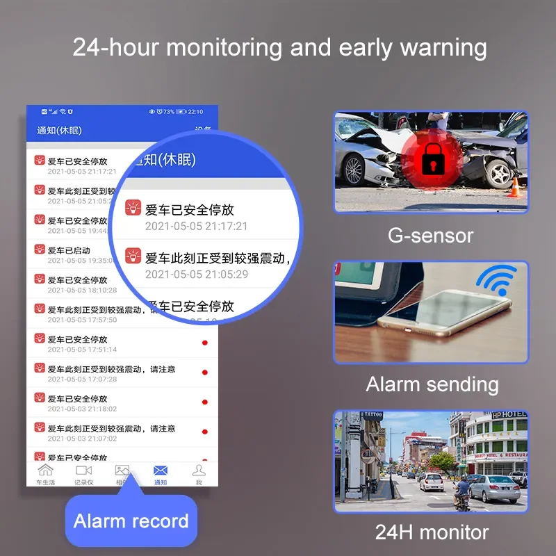 4G Hidden Cloud Recording Monitoring System Car Dash Cam Manual Vehicle Blackbox DVR 24 Hour Car Camera Recorder