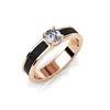 Quality Brass with 18K Rose gold plated Black color