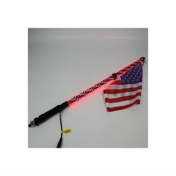 Cheap Price Good Quality Colors led whip Whip Antennas Flag Light For Offroad Cars