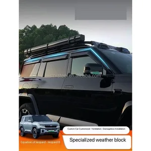 Weather Shield New Car Rain or Shine Shield Accessories Door Wind Shield & Rain Cover for BYD Equation Leopard 5 Leopard 8