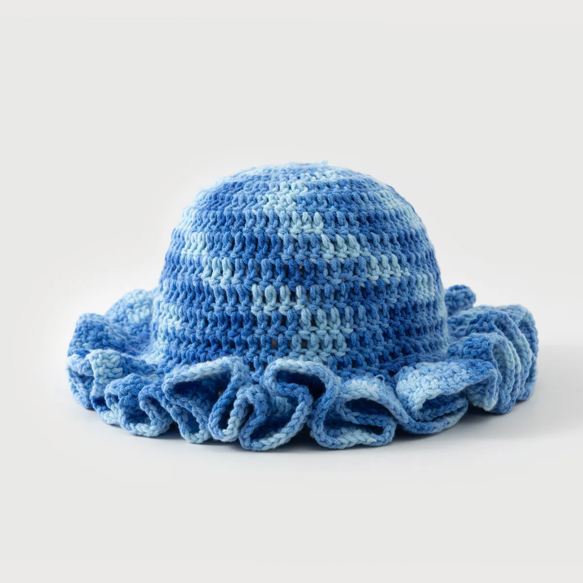 2025 Colorful Handmade Crochet Knitted Bucket Hat for Women 