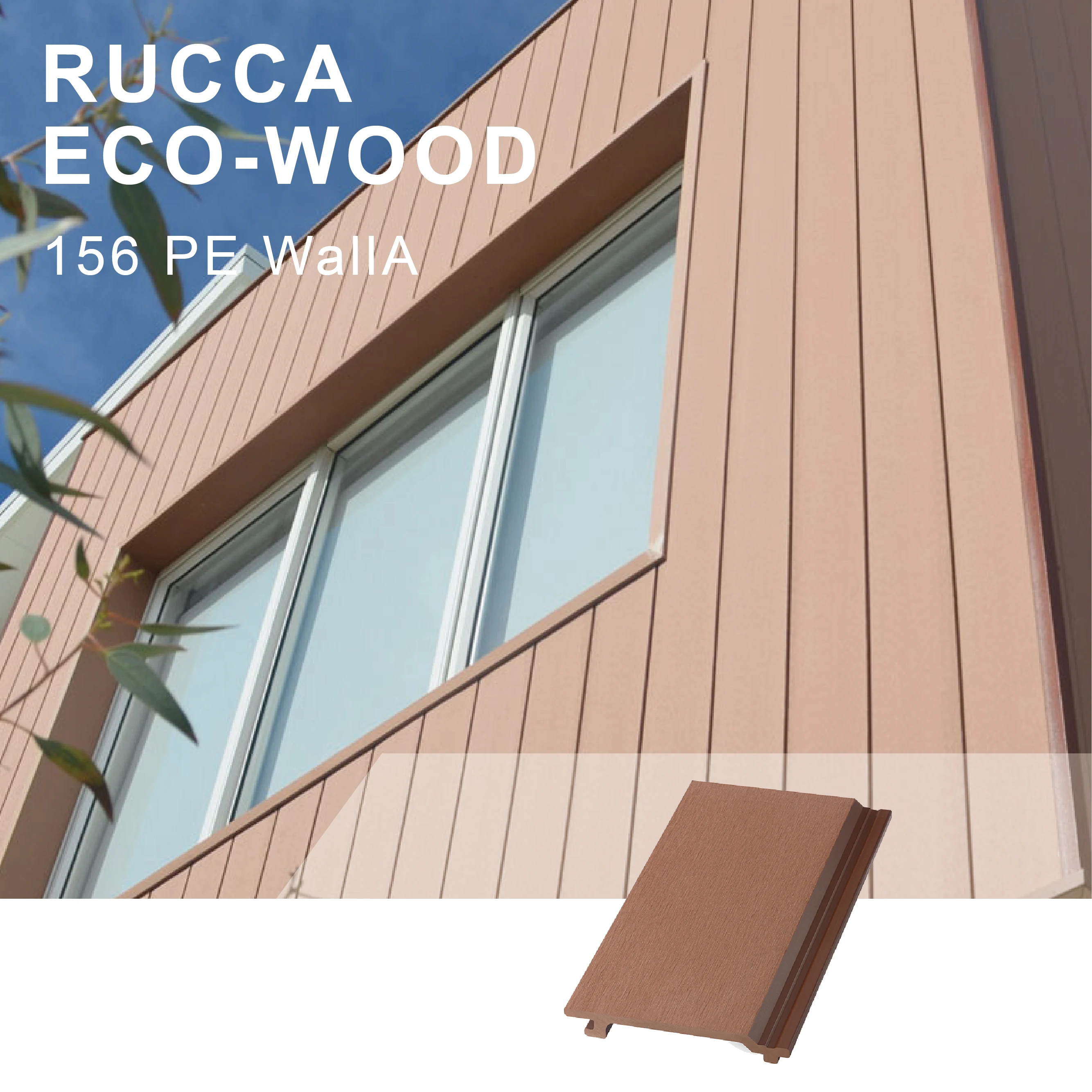 WPC装飾壁板パネル 屋外木製外装 156*21mm 壁材用| Alibaba.com