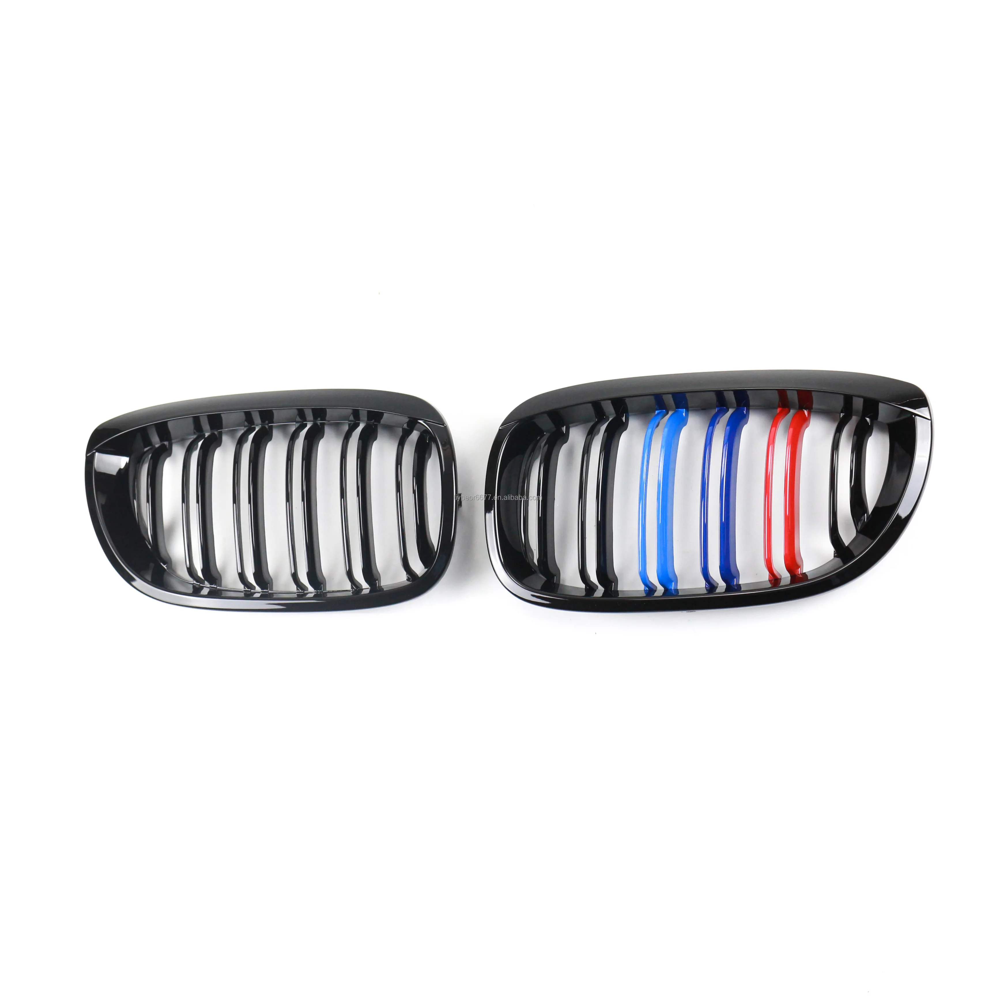 product tiypeor kidney racing grill three m color grille hood front bumper grill for bmw 3 series e46 2002   2004-4