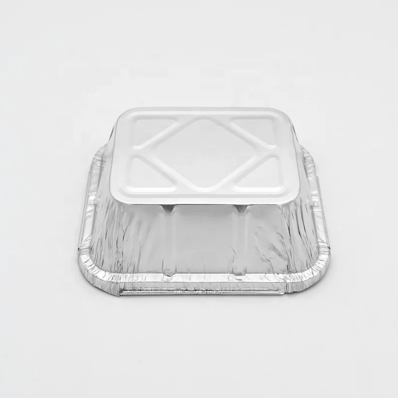 product tia ca67 wholesale small mooncake tray cheap restaurant small 400ml rectangle aluminum foil tray-5