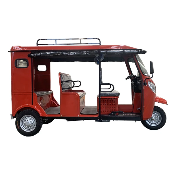 2022 New Model Gasoline Three Rows Bajaj 3 Wheels Motorcycle Tricycle