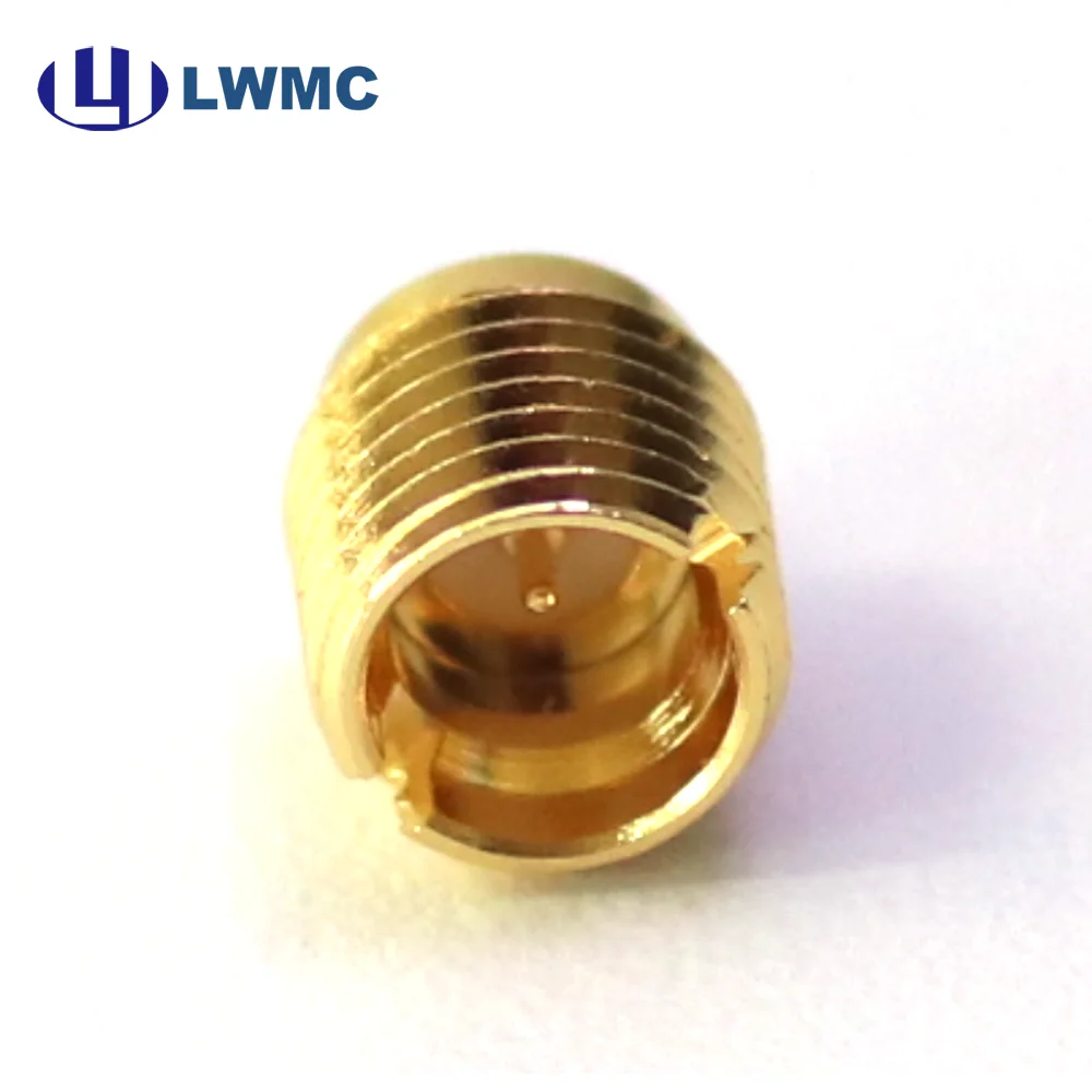 SMP Male Thread Mounted Receptacle for Radar System