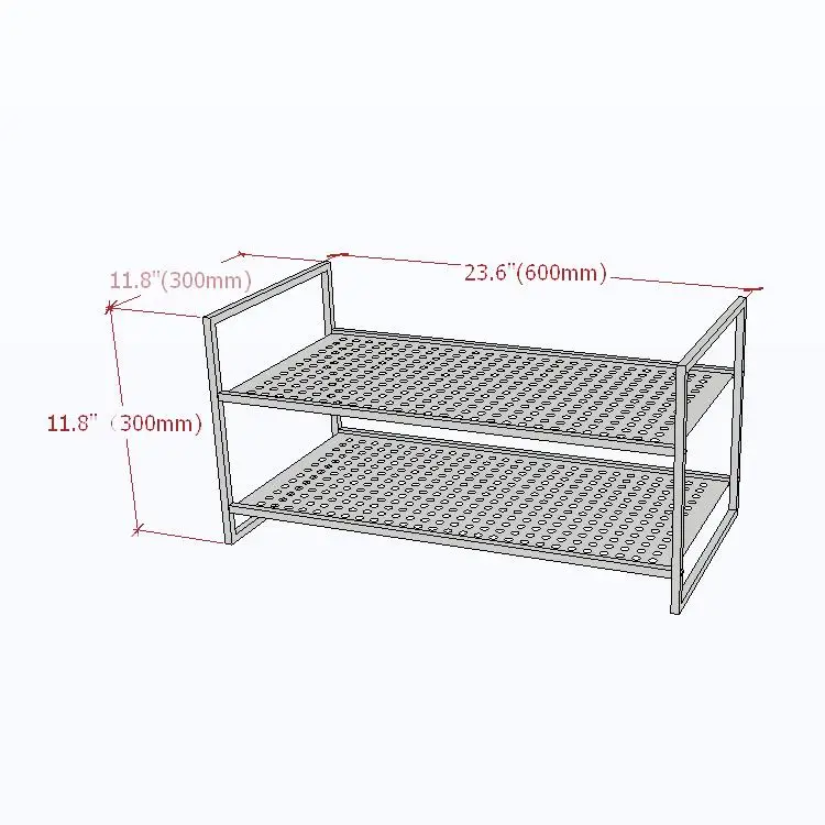 Wood Shoe Rack, Storage Bench Closet, Bathroom, Kitchen, Entry Organizer, 2, 3, or 4-Tier Space Saver Shoe Rack by Lavish Home, Brown