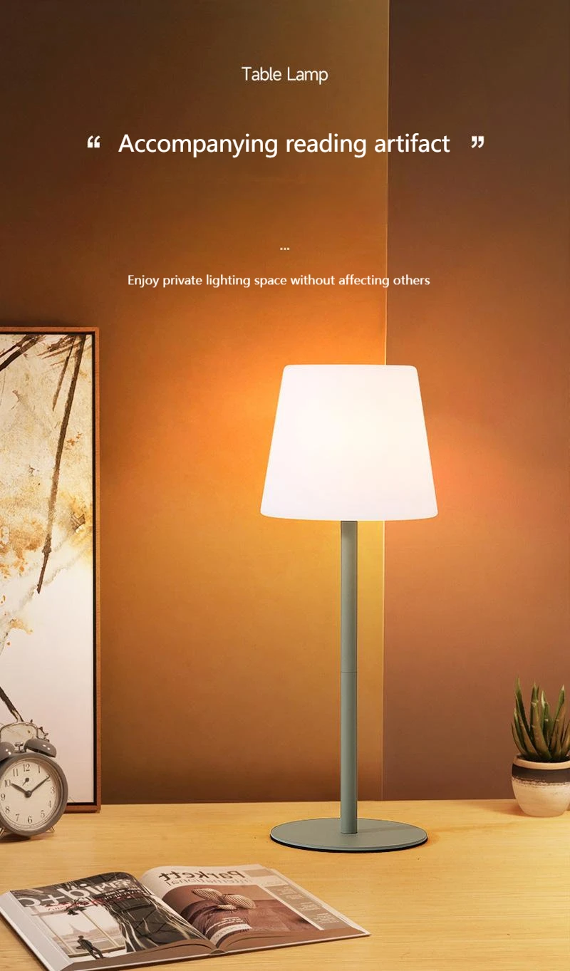 product rgb rechargeable table lamp 3000k dimming pe degradable material no glare led light decorative lamp-39