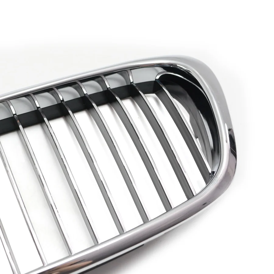 product tiypeor  car front grille grill for bmw 5 series e39 2002 2004  matt black  kidney accessory made of durable abs material-6