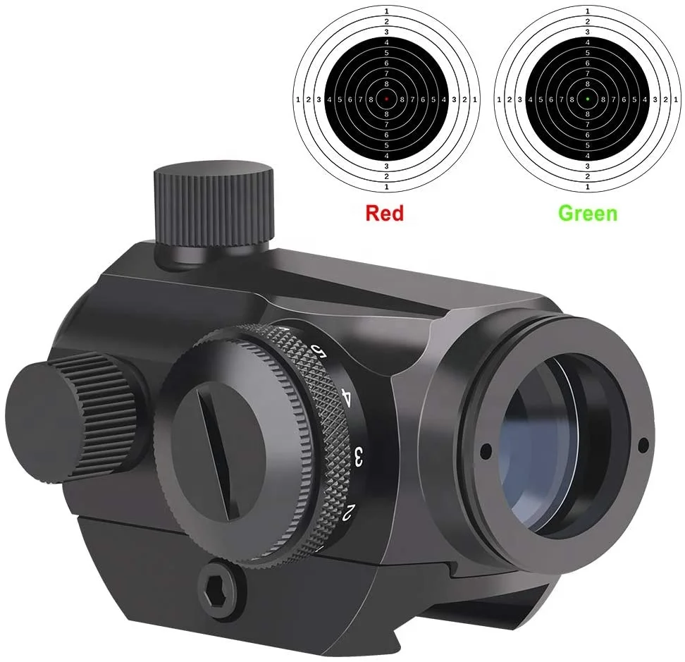  M1 Adjustable Reflex Green Red Dot Sight Scope Sight 1x20mm Scope