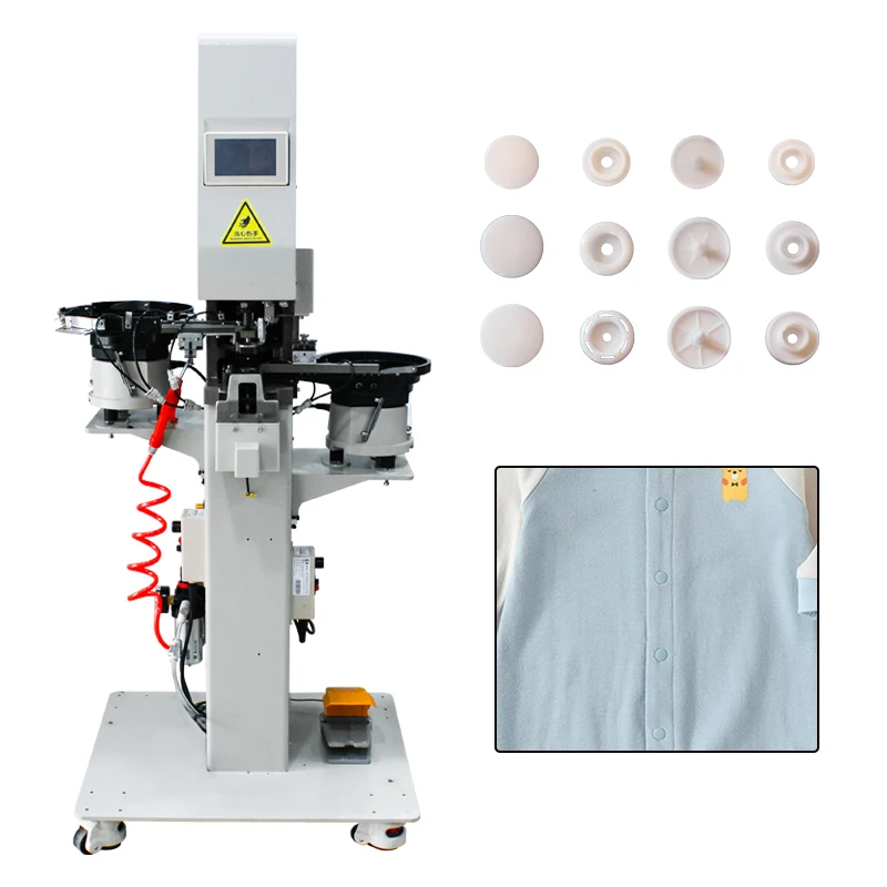 Automatic Plastic Snap Button Machine - Efficient Punching