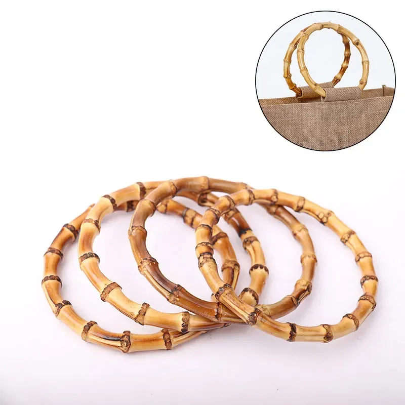 Handmade Round Bamboo Bag Handle Multiple Size Options Bamboo Handle for  DIY Handcrafted Purse
