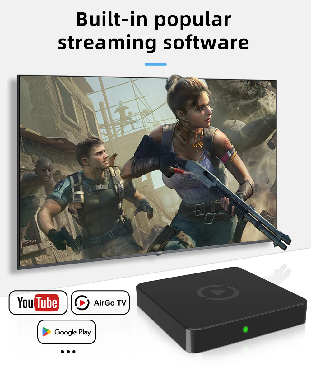 Junuo A02 4K AV1 Free to Air North America Tv Converter ATSC 3.0 Full ...