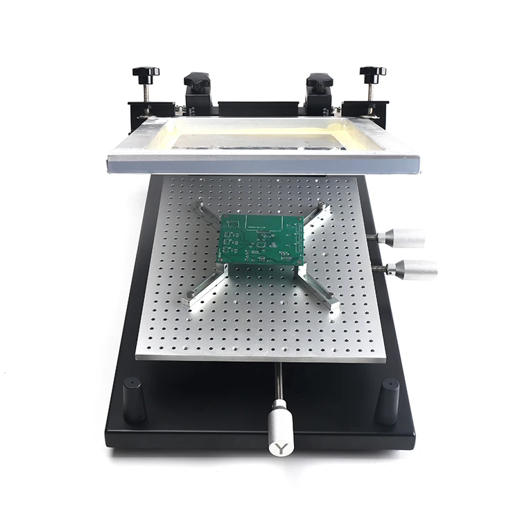 Cheap NeoDen FP2636 Desktop Manual Smt Solder Paste Stencil Printer with Frame for Small Smt Production Line