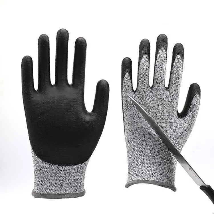 En388 4543 Cut Resistant Gloves Glass Handling Wood Working Grade 