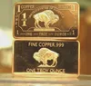 Barra di rame Buffalo da 1 oz