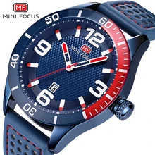 MINI FOCUS MF0155G Brand Fashion Men's Watch Quartz Date Men Sports Watches