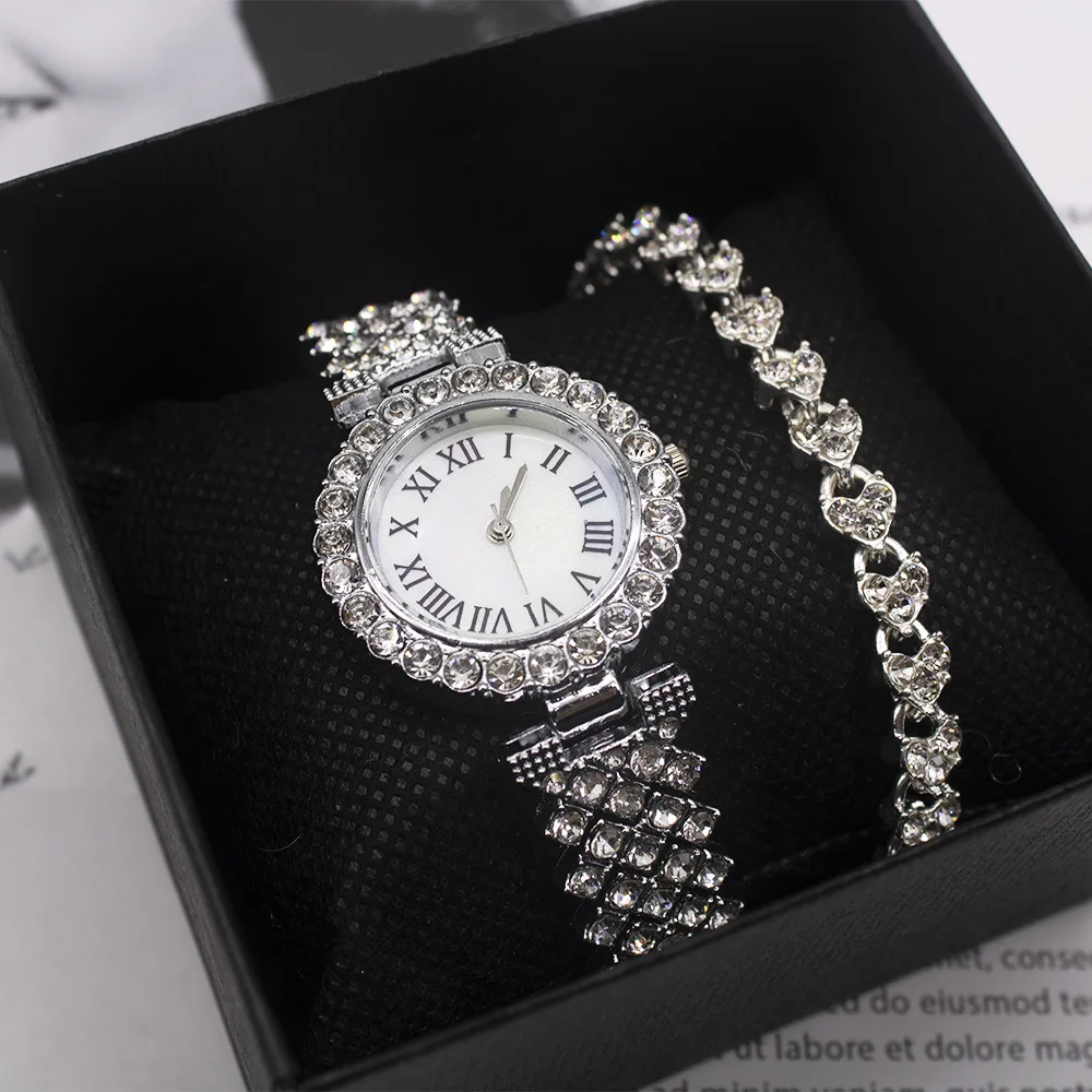 Ladies Rhinestone Wristwatch Gift Set - Bling & Style display picture 1