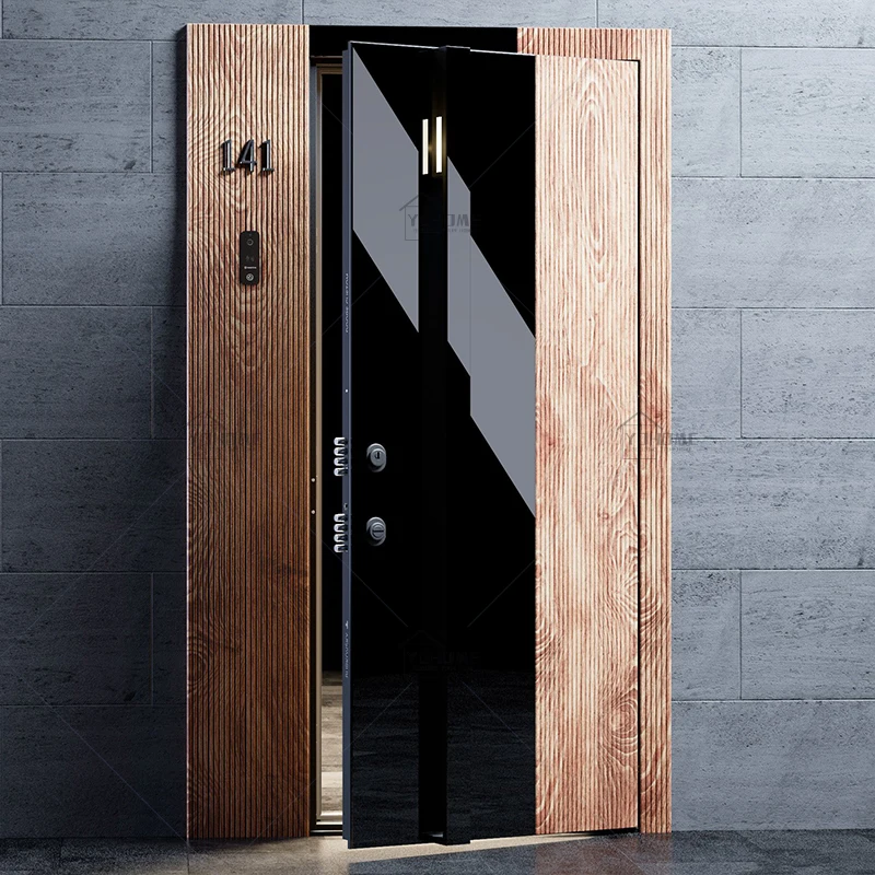 Металлические двери на заказ spacedoors. Входная дверь Burkovsky. Luxury Door.