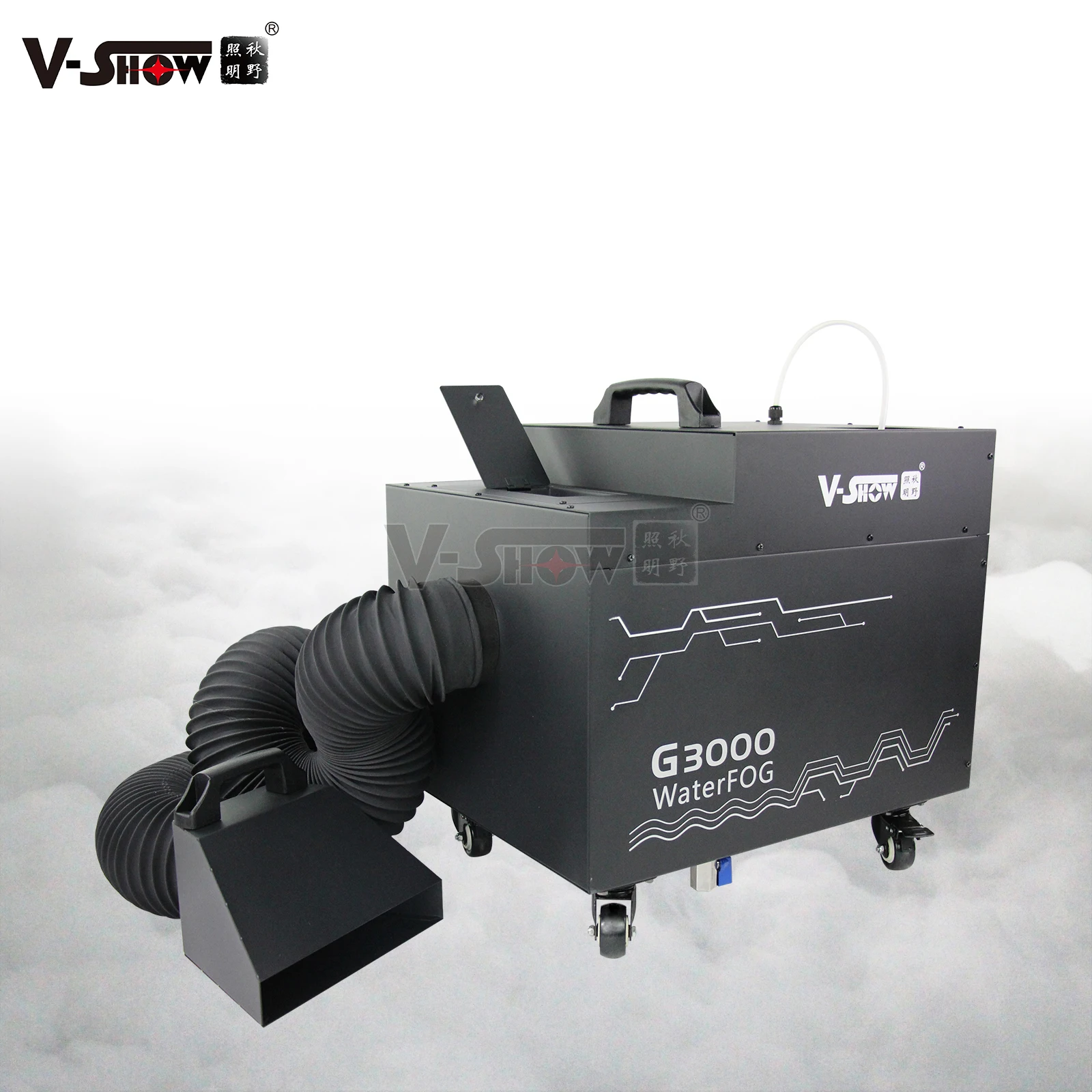 VSHOW G3000 3000 Вт мини-машина для тумана воды сценическая дымовая машина небольшой портативный пульт дистанционного управления сухого льда опрыскиватель