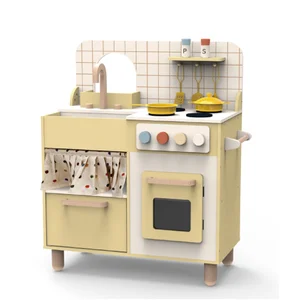 Unisex Kitchen Toys Wooden Kitchen Set Multifunctional Induction Cooker Food Toy Multifunctional Educational Toys
