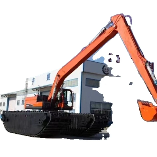 Amphibious Excavator Track Cleats Pontoon Swamp Buggy in Stock Good Condition With Strong Engine