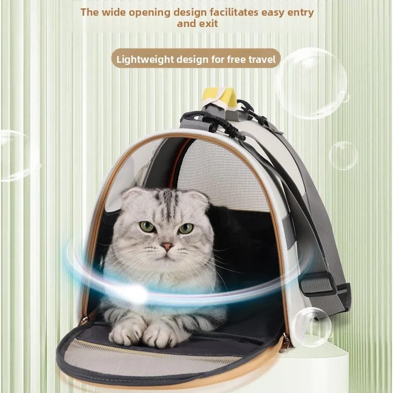 New-style High-quality Large-capacity Oxford Cloth cat Carrierwholesale Breathable Single-shoulder Pet Bag with No Closure