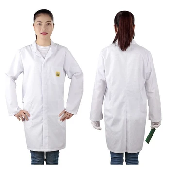 antistatic clothing ESD smock for cleaning room emf smt factory clothing standard 3/4 antistatic smock