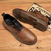 Brown leather-b