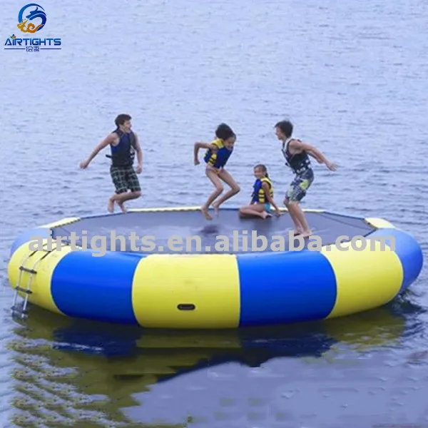 Inflatable Trampolin Costco Airtight Water Park Equipment Springs