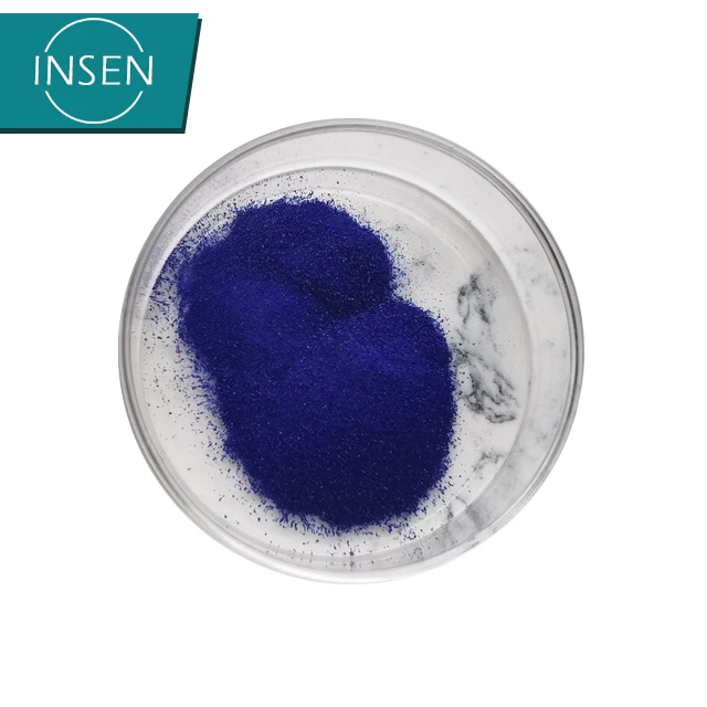 ahk cu raw powder CAS 682809-81-0 Copper Tripeptide-3 AHK CU Raw Material Copper Peptide  Powder AHK-CU for Hair