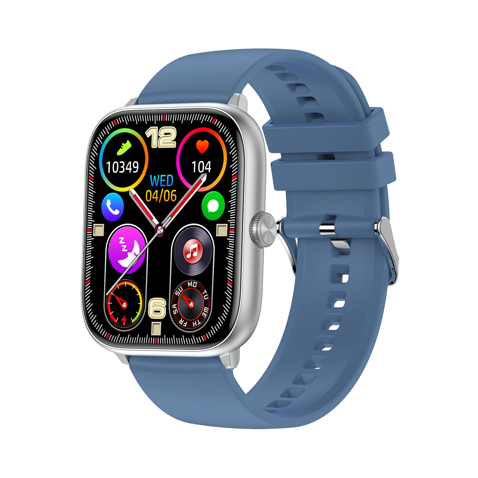 VT22 Non Invasive Call Smart Watch Waterproof Blood Oxygen Body Temperature  Sleep Monitoring Sports Smartwatch