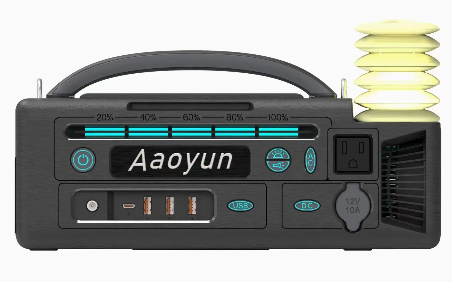Aaoyun Aoy-320 Portable Power Station 296Wh - Fast Charge Camping