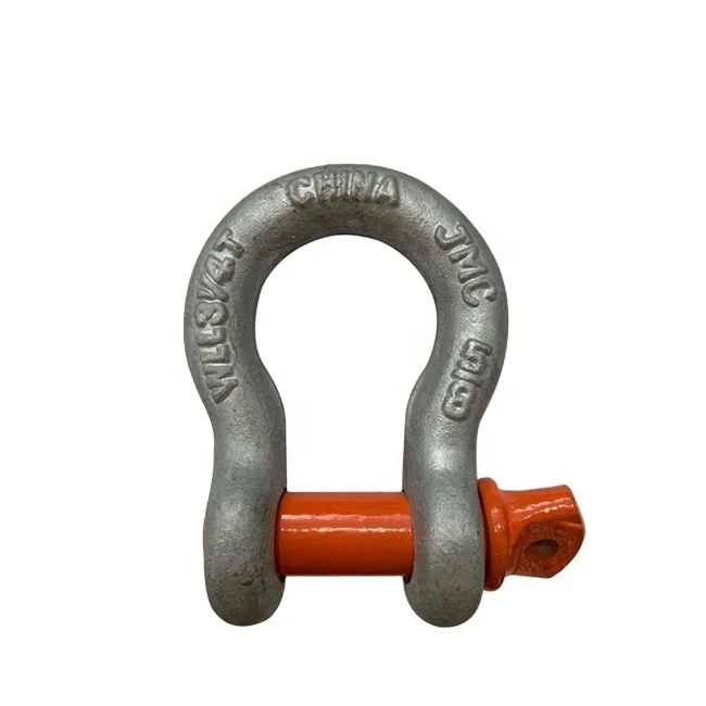 High Strength US Type Galvanized Screw Pin Anchor Bow Shackle G209