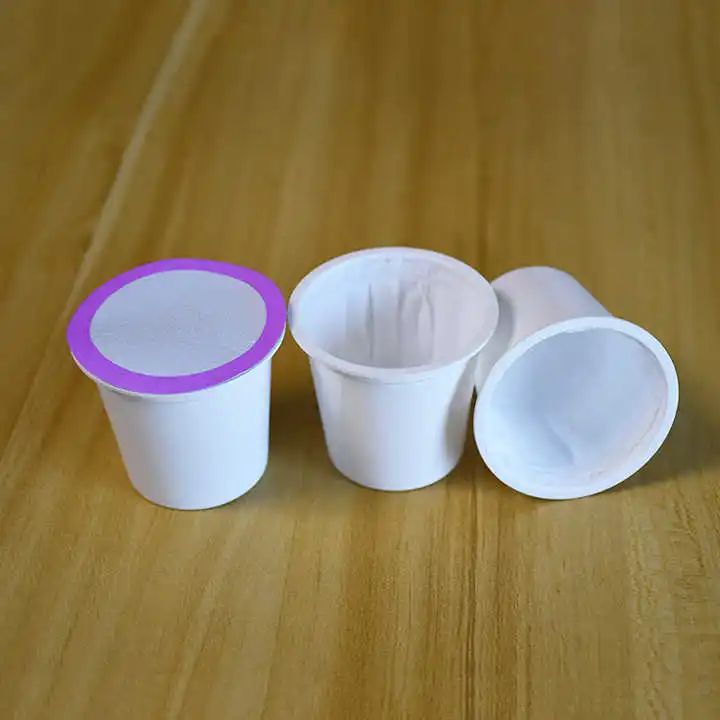 PLA BiodegradableWholesale Empty K Cup Coffee Capsule With Filter and Nespresso Lid