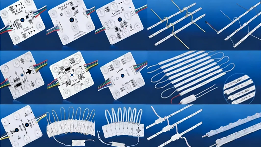 product adjustable color temperature  24v 8 leds light led modules led block chain for signage backlight commercial lighting project-0