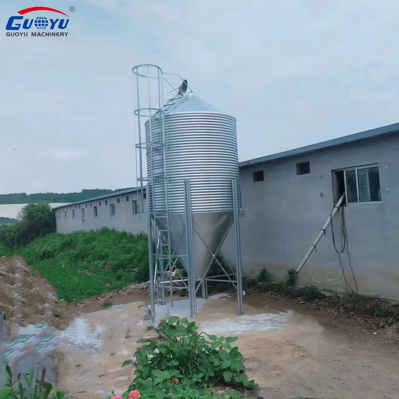 Modern Automatic 2 Ton - 50 Ton Low Price Corn and Soybean Storage Silo Grain Silo