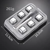Argento 6 pezzi + scatola + pinza