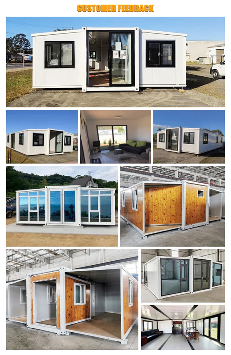 Customized New 20FT 40FT 3 Bedroom Luxury Living Home Prefab House ...