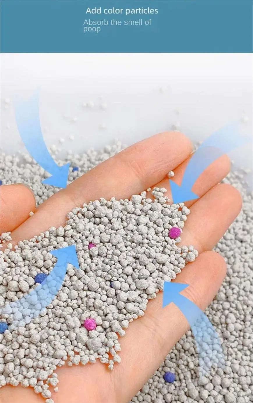 Agglomeration Bentonite Cat Litter 10kg Litre Bag With High Strong