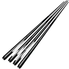 Hot Sell Black Grey Color 57inch Carbon Fiber 12mm Tip 1/2 Billiard Pool Cue with Screw-in Tip