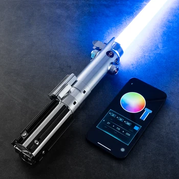 ライトセーバーRGB LEDメタルスターワーコスプレおもちゃダース