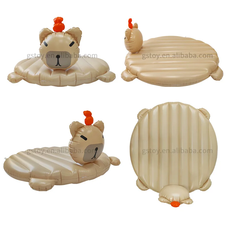 Jeu d'eau Portable – Jouet De Jeu d'eau, Lancer De Boutons, Design Capybara, Lancer À Double Bouton, Jouet À Perles LED | Garçon Fille Jeune Adulte Étudiant Voyage École Portable Je D