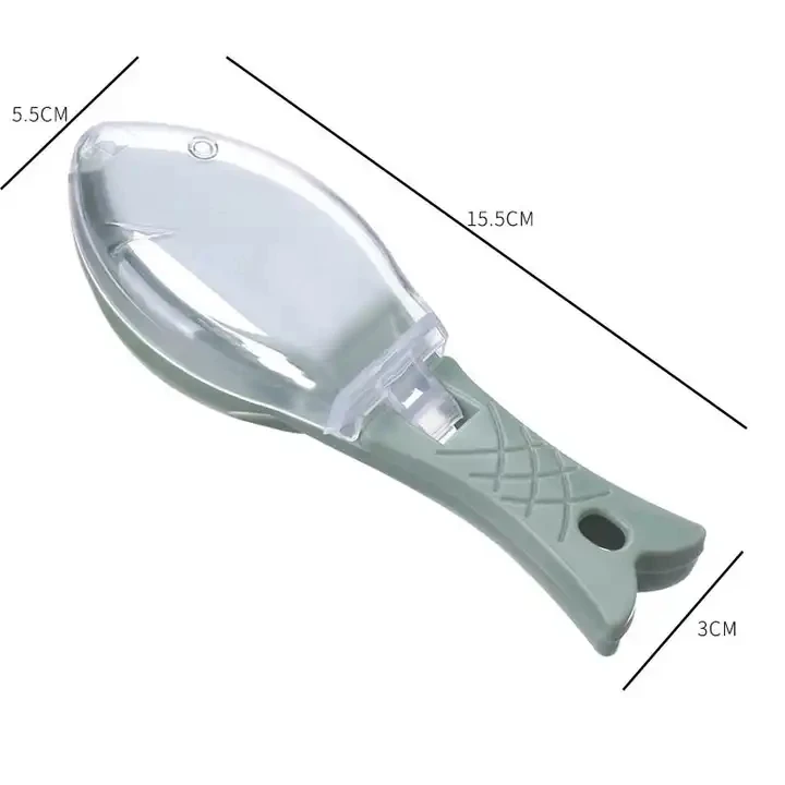 Хит продаж бытовой кухонный инструмент рыбные весы с крышкой рубанок для рыбных весов ручной