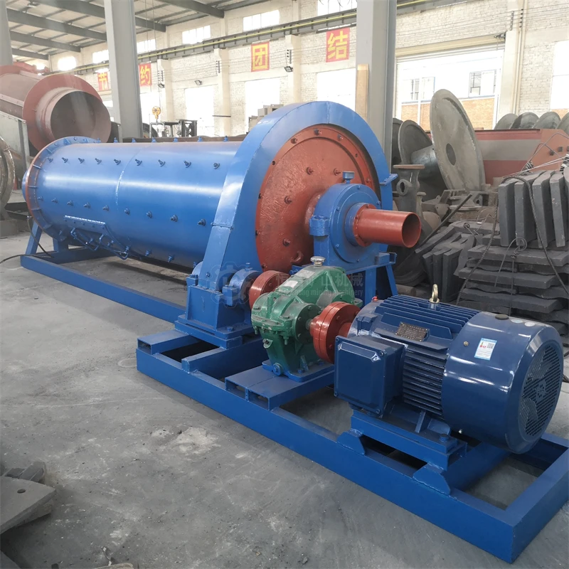 Small Mini Scale Wet Process Milling Machine Grind Small Belt Ball Mill for Sale Africa Small Gold Miner